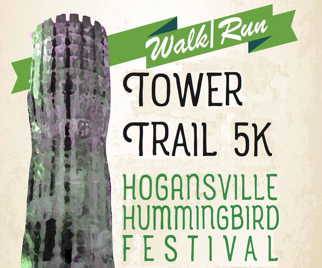 Hogansville Hummingbird Festival Tower Trail 5K Run Walk logo